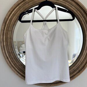 Arie white tank top (size L)